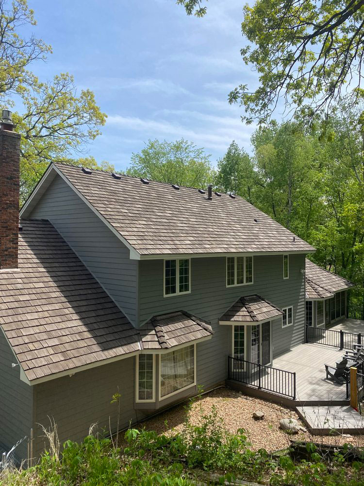 CeDUR Synthetic Composite Shake Roofing Project in Eagan, MN After